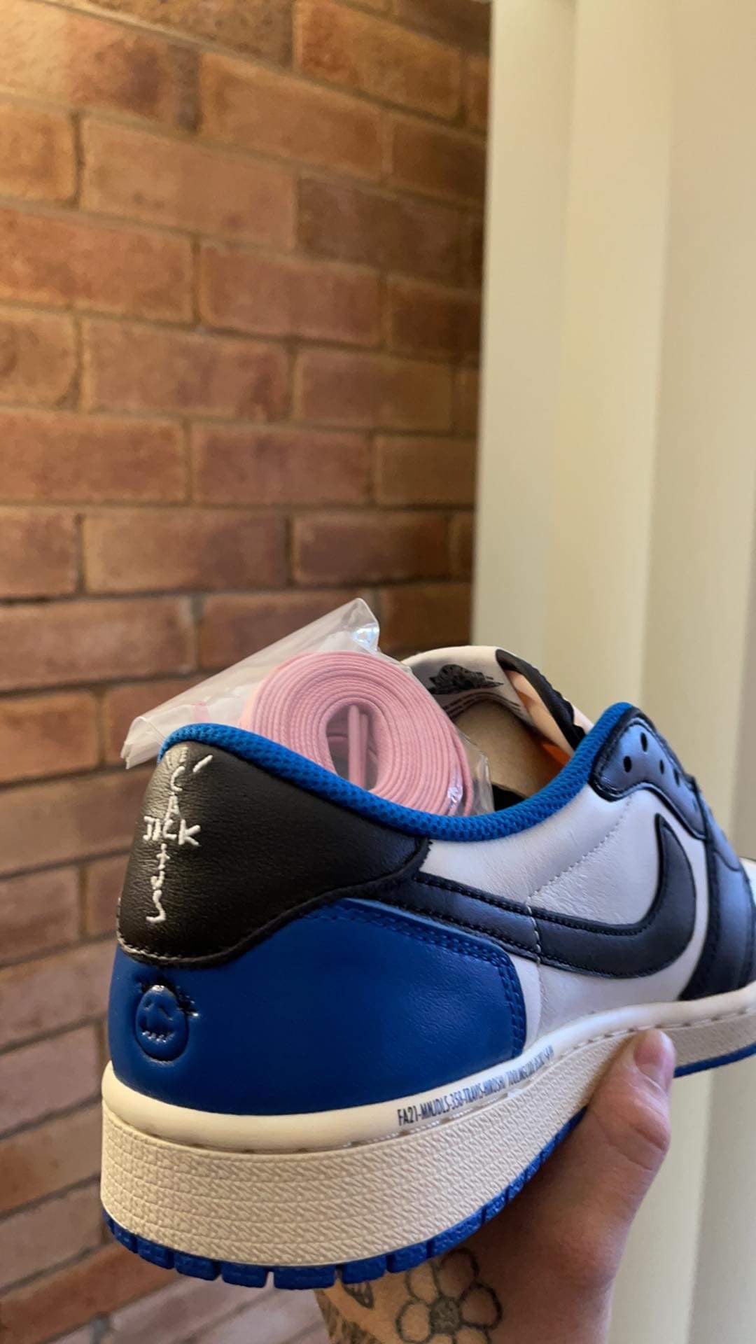 Jordan 1 Low OG Fragment x Cactus Jack size 9 DS