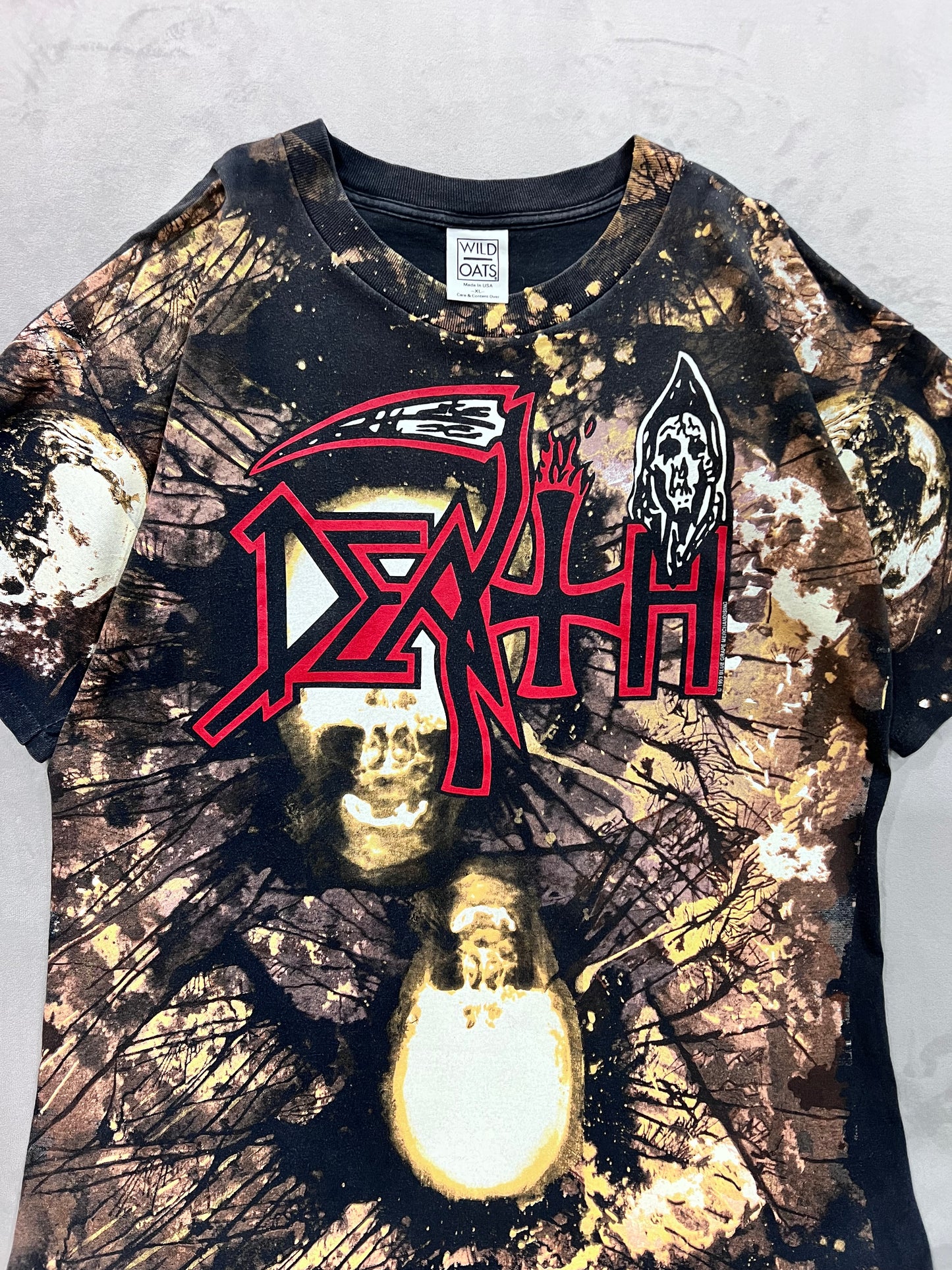 Death 1993 AOP XL on Wild Oats tag