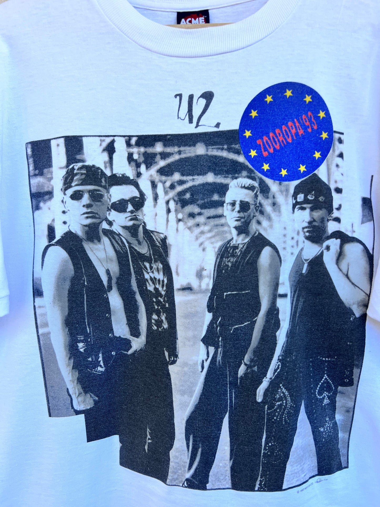 U2 Zooropa tour XL tee on Acme tag