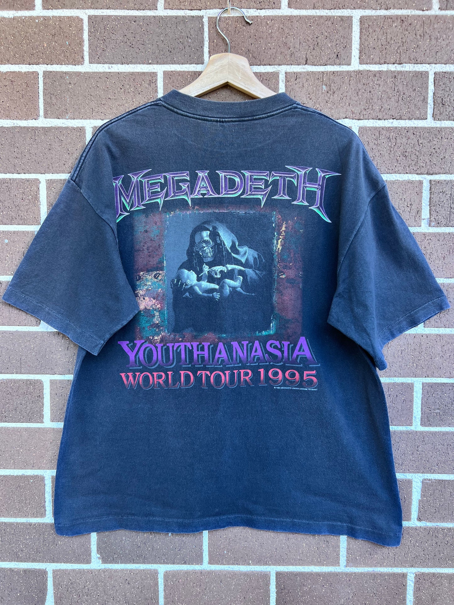 Megadeth “Youthanasia” World tour 1995 on Softee tag