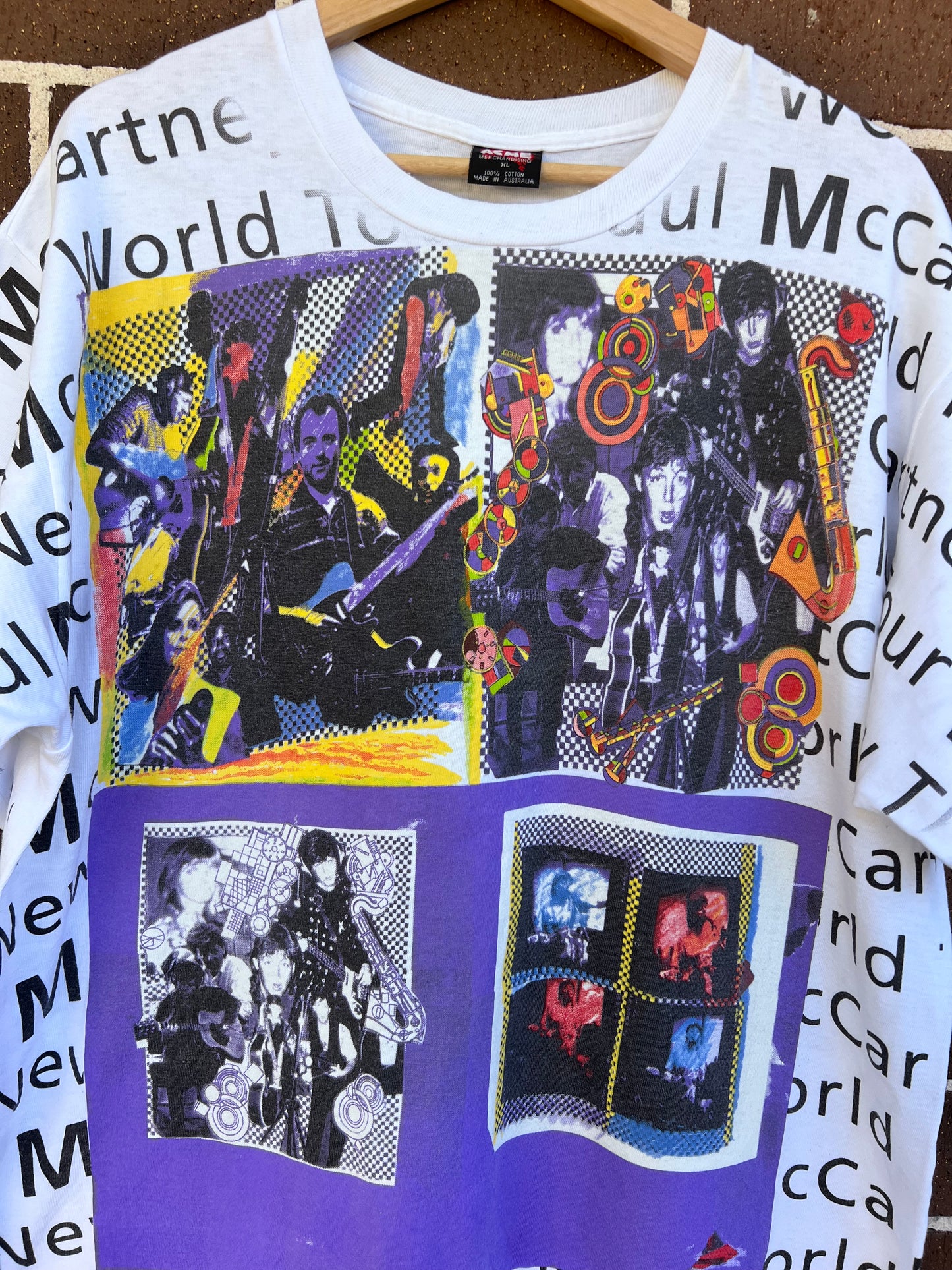 Paul McCartney 93 New world tour XL on Acme tag
