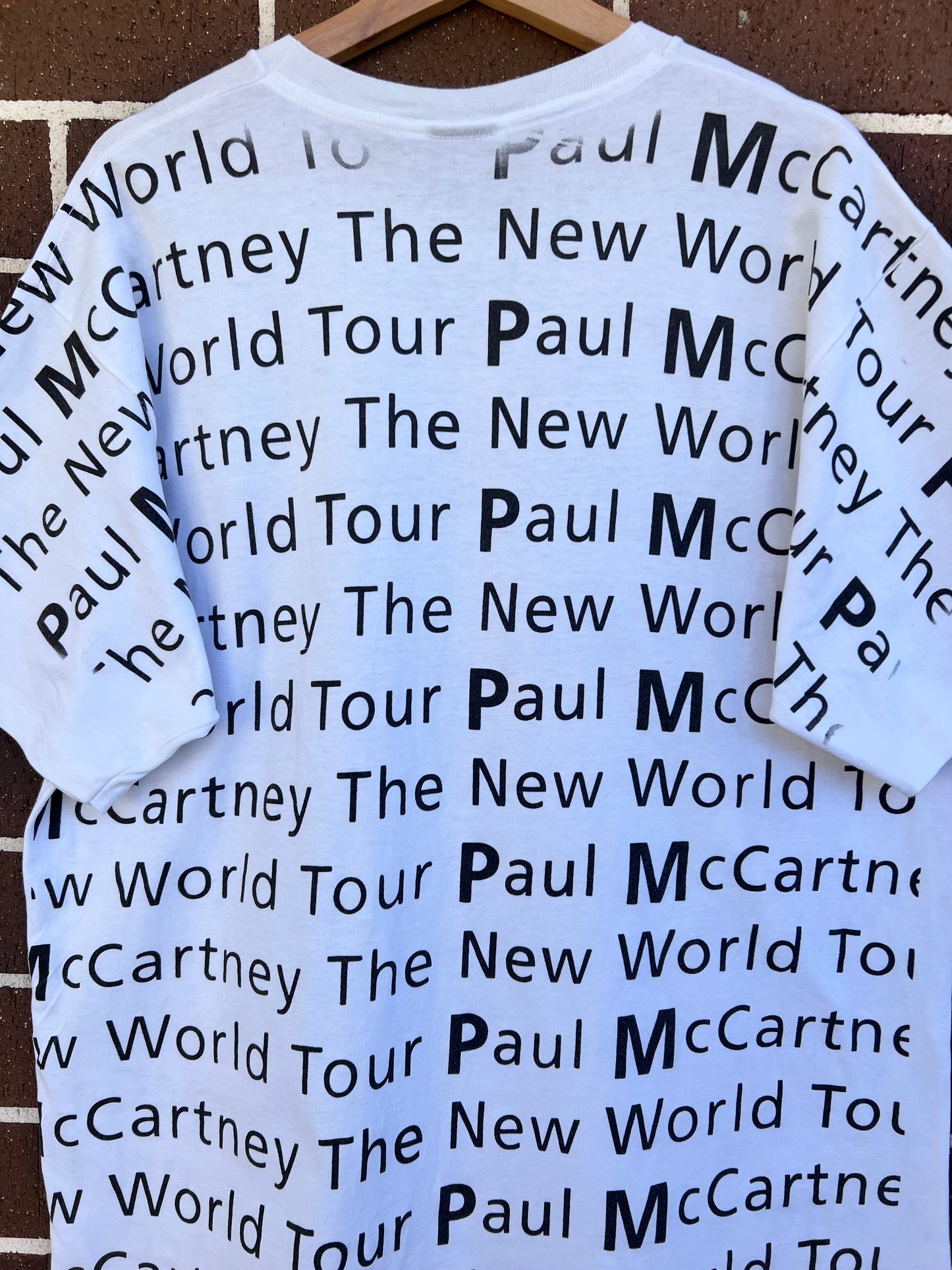 Paul McCartney 93 New world tour XL on Acme tag