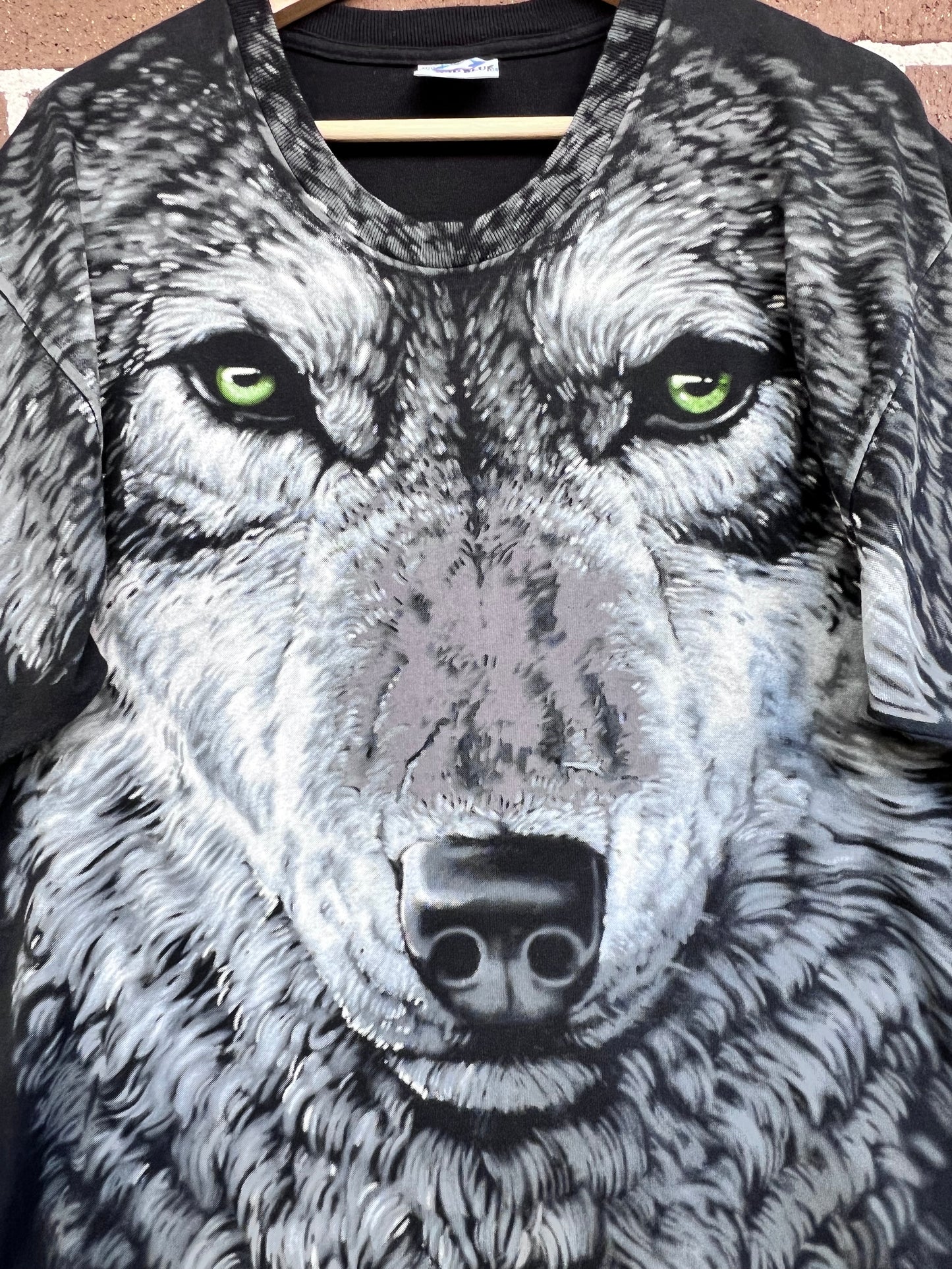 Wolf vintage Large on Liquid Blue tag