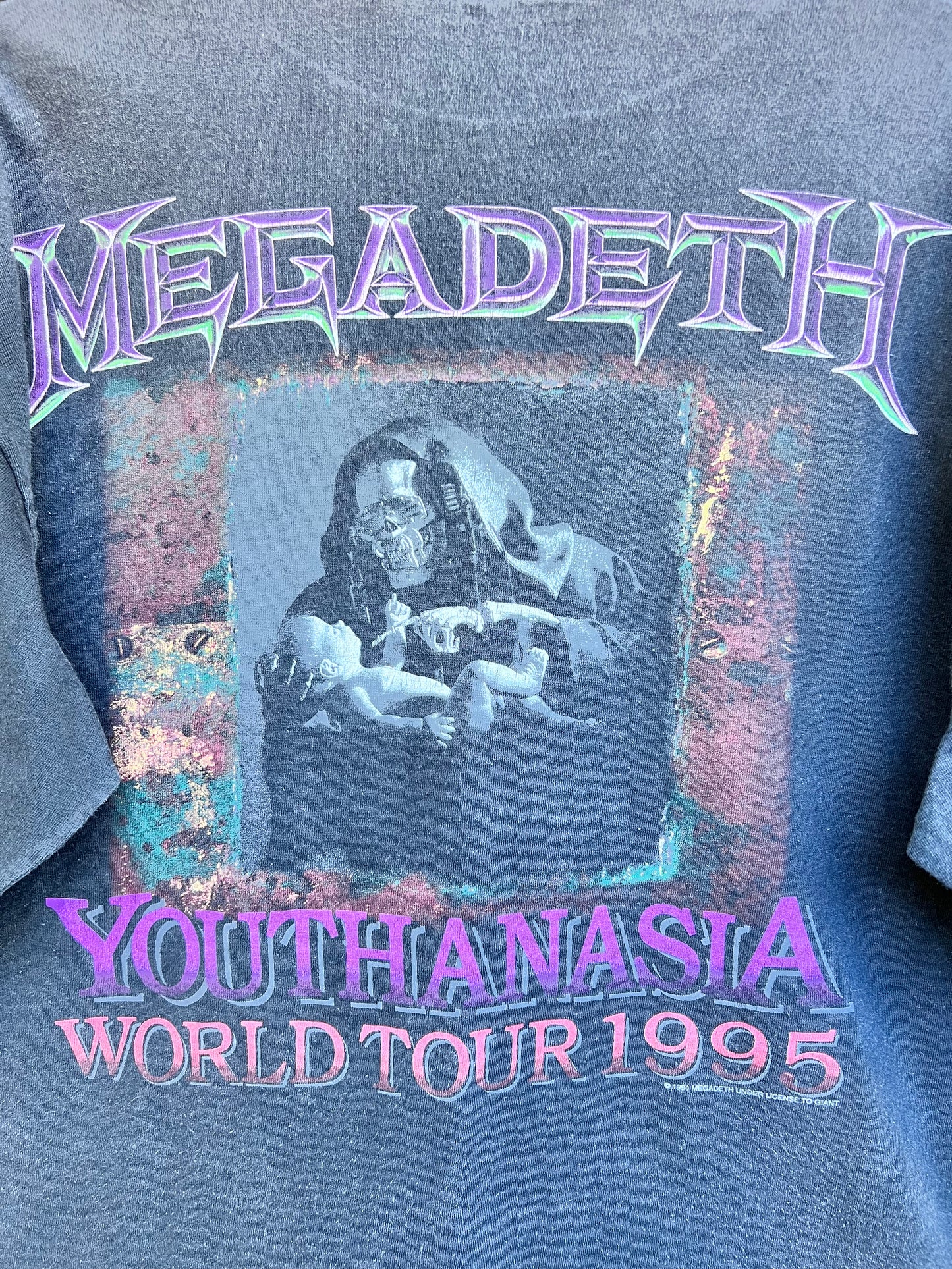 Megadeth “Youthanasia” World tour 1995 on Softee tag