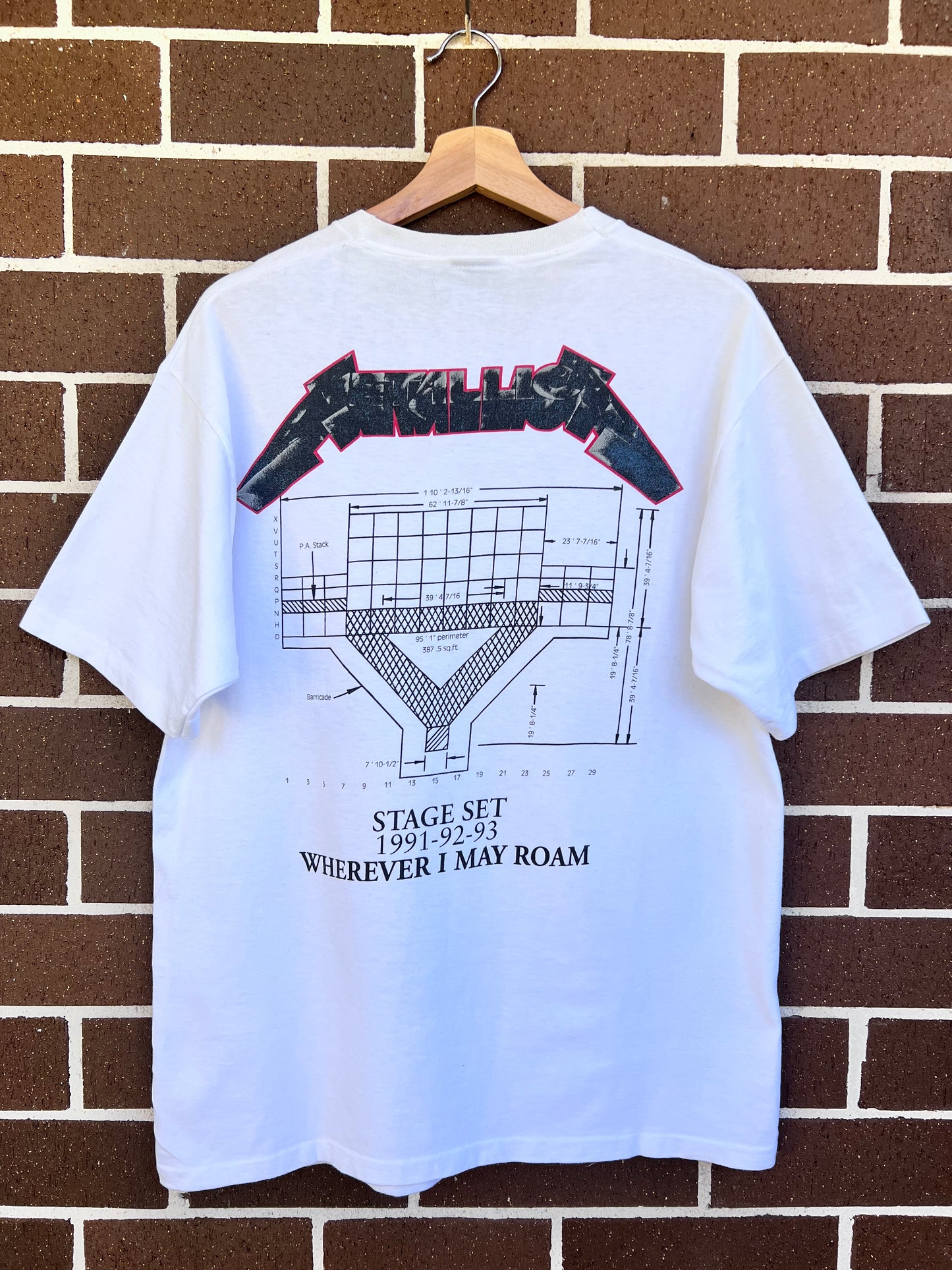 Metallica 91-93 Wherever I may roam Large on Acme tag
