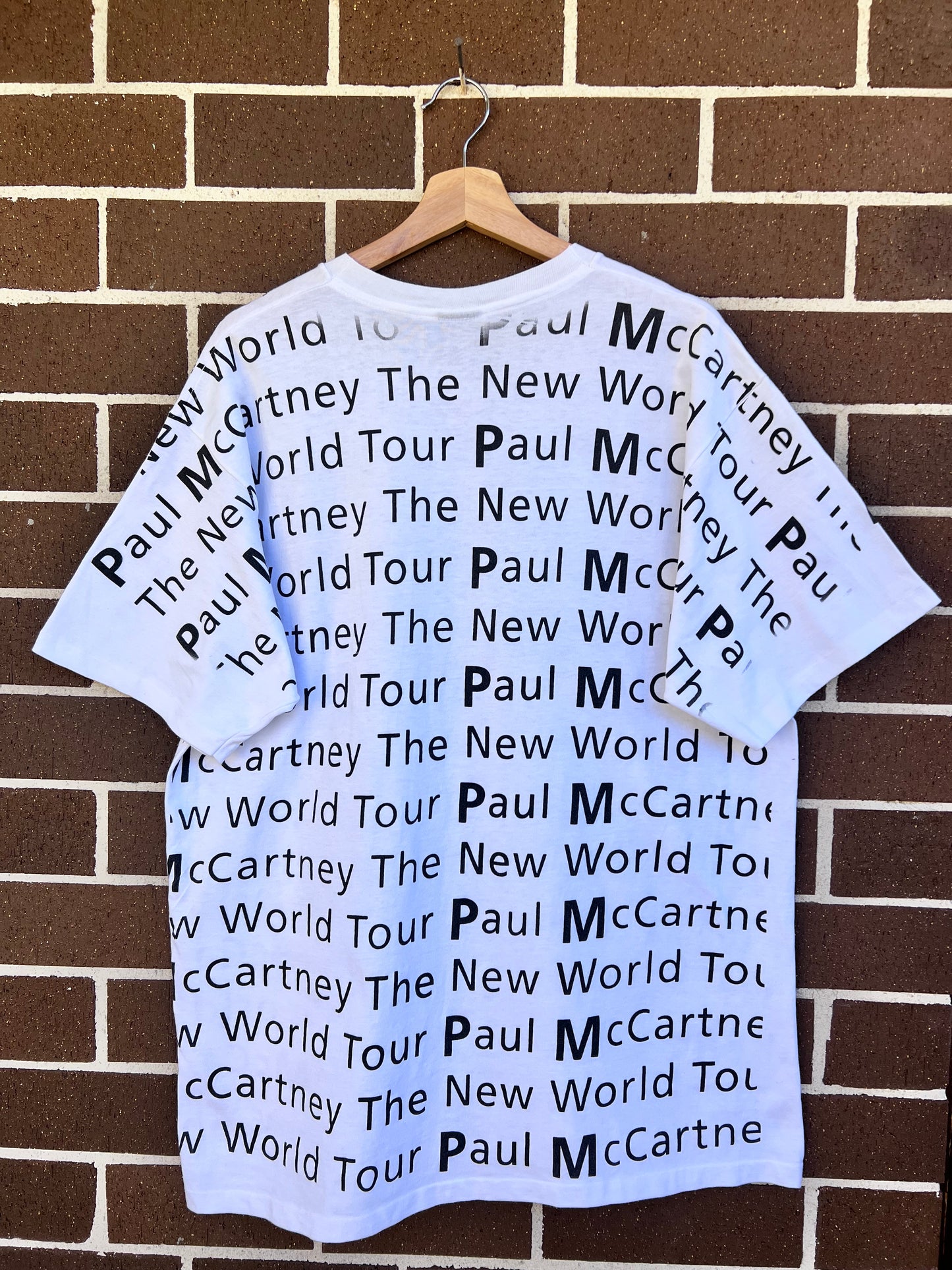 Paul McCartney 93 New world tour XL on Acme tag