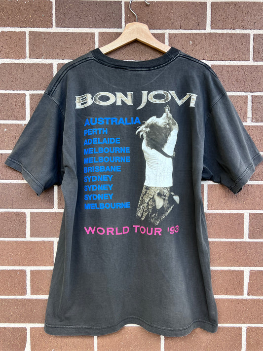 Bon Jovi 1993 World tour XL Brockum tag
