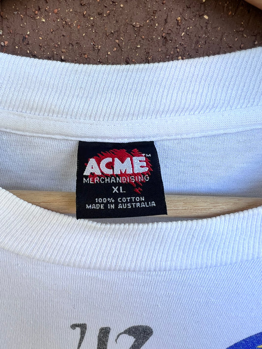 U2 Zooropa tour XL tee on Acme tag